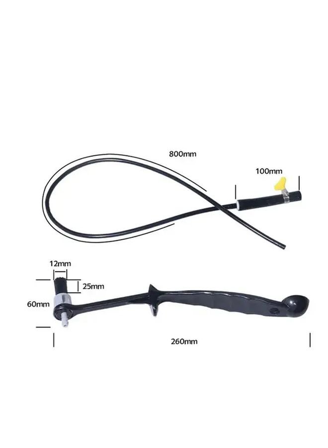 فرشاة تنظيف البخار للقهوة الموديل أ قابلة للتعديل لرأس تخمير آلة الإسبريسو مقبض طويل أداة الباريستا - Image 5